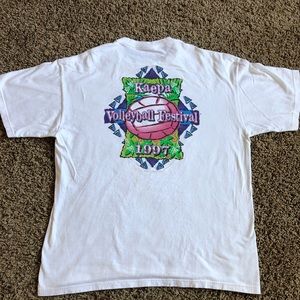 Vintage 1997 Kaepa Volleyball Festival T Shirt Mens XL Made in USA